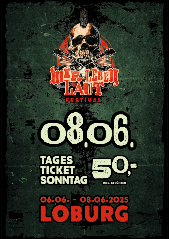WIR LEBEN LAUT FESTIVAL 2025 - TAGESTICKET SONNTAG